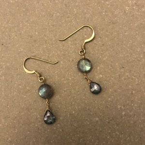 Dainty gold earrings